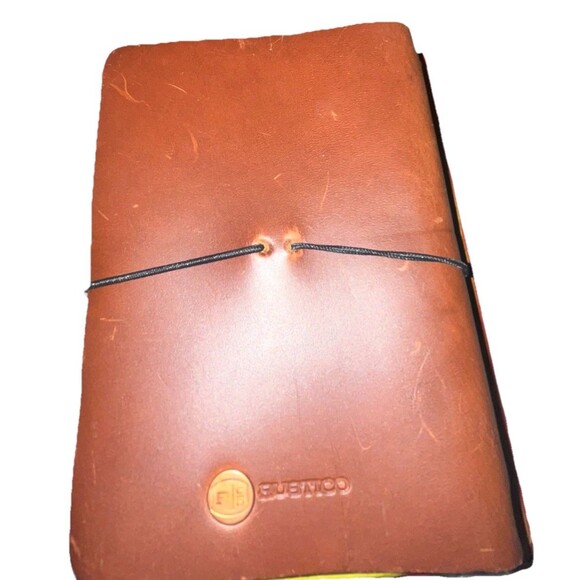 Rustico Leather Golf Log Score Card Holder Brown BRAND NEW (READ DESCRIPTION) - Picture 2 of 8